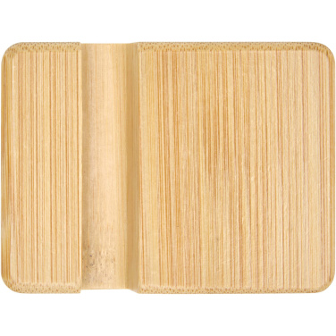 Logo trade promotional products picture of: Ebla bamboo phone stand