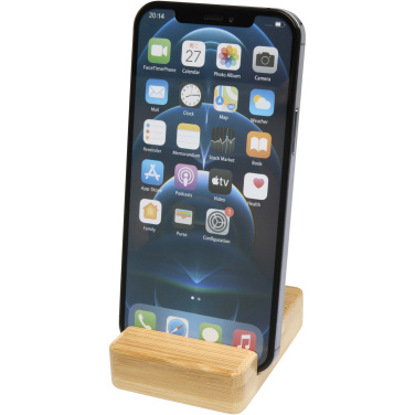 Logotrade promotional item picture of: Ebla bamboo phone stand