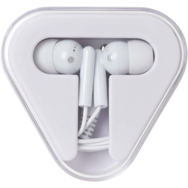 Logo trade promotional giveaway photo of: Rebel earbuds with recycled plastic storage box