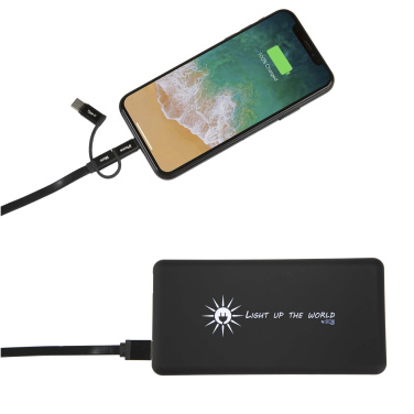 Logotrade corporate gifts photo of: SCX.design P30 8000 mAh light-up solar power bank