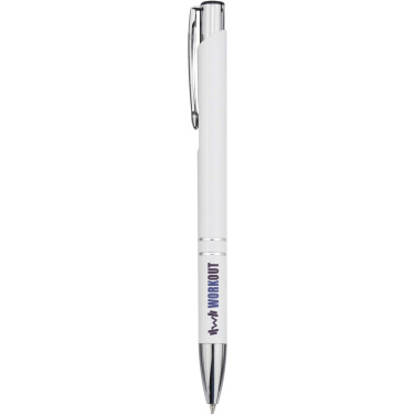 Logotrade corporate gift image of: Moneta recycled aluminium ballpoint pen (blue ink)