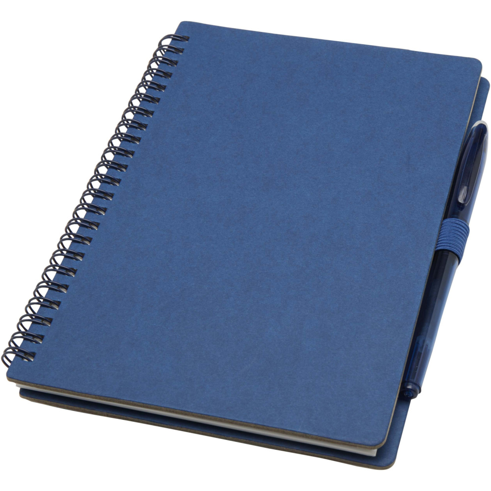 Logo trade promotional items picture of: Slate reusable soft cover notebook and pen set (black ink)