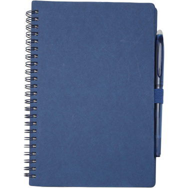 Logotrade advertising product image of: Slate reusable soft cover notebook and pen set (black ink)