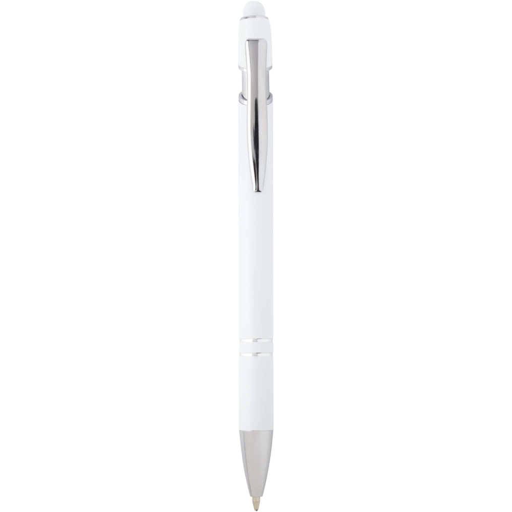 Logotrade promotional item image of: Kish ballpoint pen with silver finish (black ink)