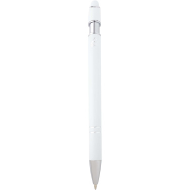 Logo trade promotional gifts picture of: Kish ballpoint pen with silver finish (black ink)