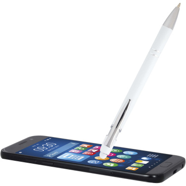 Logotrade promotional giveaway picture of: Kish ballpoint pen with silver finish (black ink)