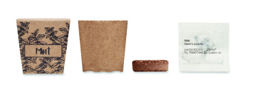 Logo trade promotional merchandise photo of: Mint seeds growing kit