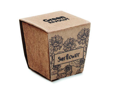 Logo trade business gift photo of: Sunflower growing kit