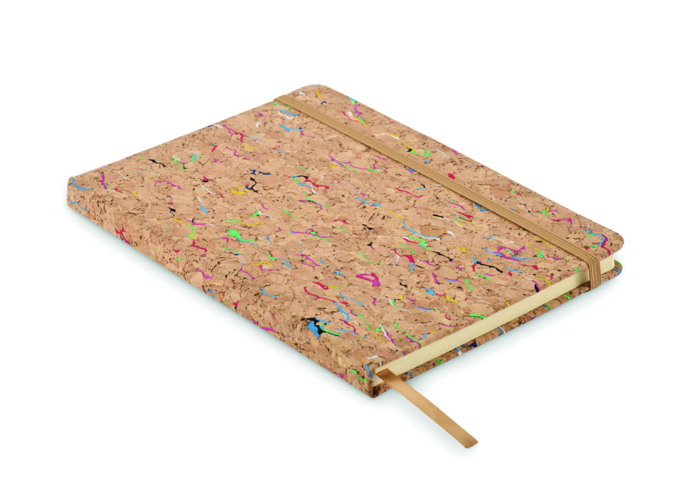 Logotrade promotional item image of: A5 cork coloured notebook