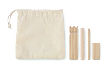 Logo trade advertising products image of: Pinewood outdoor throwing game