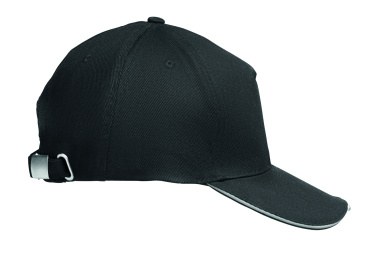 Logo trade advertising products picture of: 5 panel LED cotton cap 220gr/m²