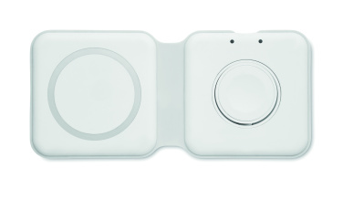 Logo trade advertising products picture of: 2 in 1 foldable charger 15W