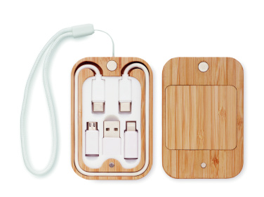 Logotrade promotional merchandise photo of: 15W wireless charger in bamboo