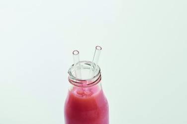 Logotrade promotional item image of: 4 reusable glass straws