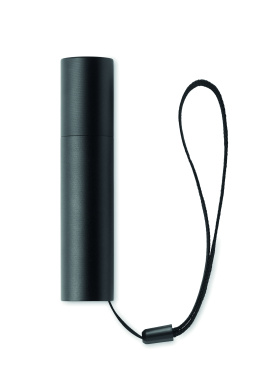 Logo trade promotional merchandise photo of: Aluminium rechargeable torch