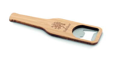 Logotrade promotional item picture of: Bamboo bottle opener