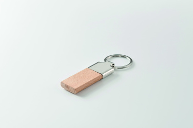Logotrade promotional merchandise photo of: Key ring with rubber wood