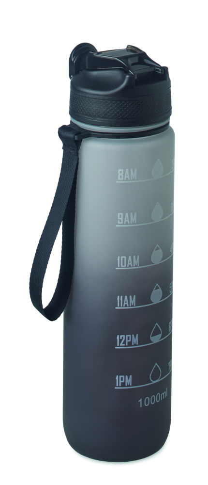 Logo trade promotional gifts picture of: Sports water bottle RPET 1L