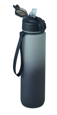 Logo trade promotional merchandise photo of: Sports water bottle RPET 1L