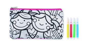 Logo trade advertising product photo of: Pencil case with markers