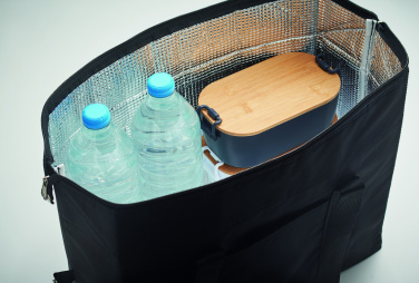 Logo trade promotional merchandise photo of: 300D RPET cooler bag 3L