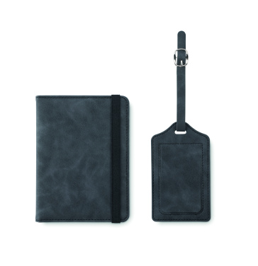 Logo trade promotional products image of: Passport and luggage tag set
