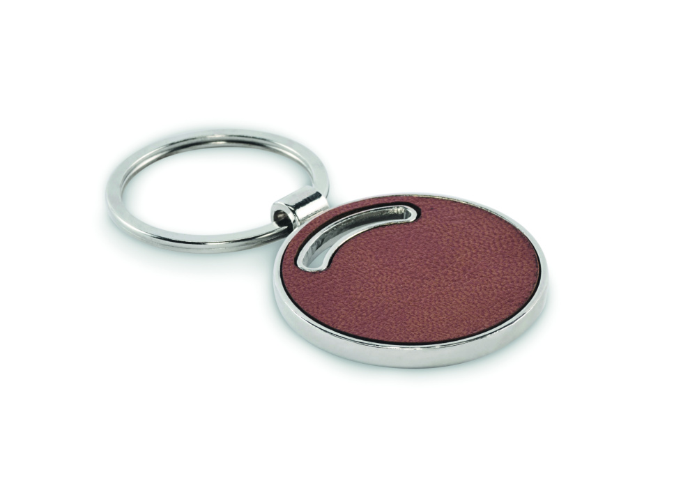 Logo trade advertising product photo of: Round shape key ring