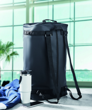 Logo trade advertising products image of: Travel tarpaulin duffle bag