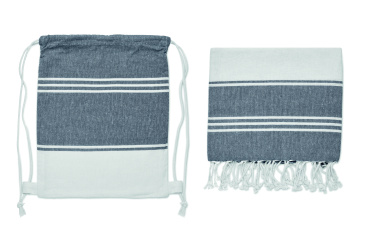Logotrade business gift image of: Hammam towel drawstring set
