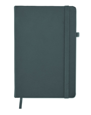 Logo trade promotional merchandise image of: Recycled Leather A5 notebook