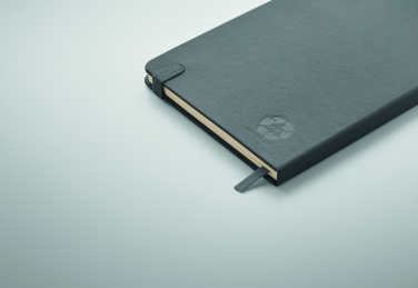 Logotrade promotional giveaway image of: Recycled Leather A5 notebook