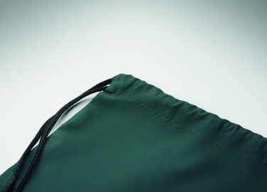 Logo trade promotional items image of: 190T Polyester drawstring bag