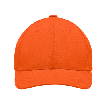 Logo trade promotional giveaways image of: Brushed heavy cotton 6 panel Ba