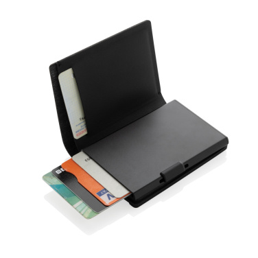 Logotrade promotional item image of: Seekcard RCS rpolyester card wallet with worldwide locating