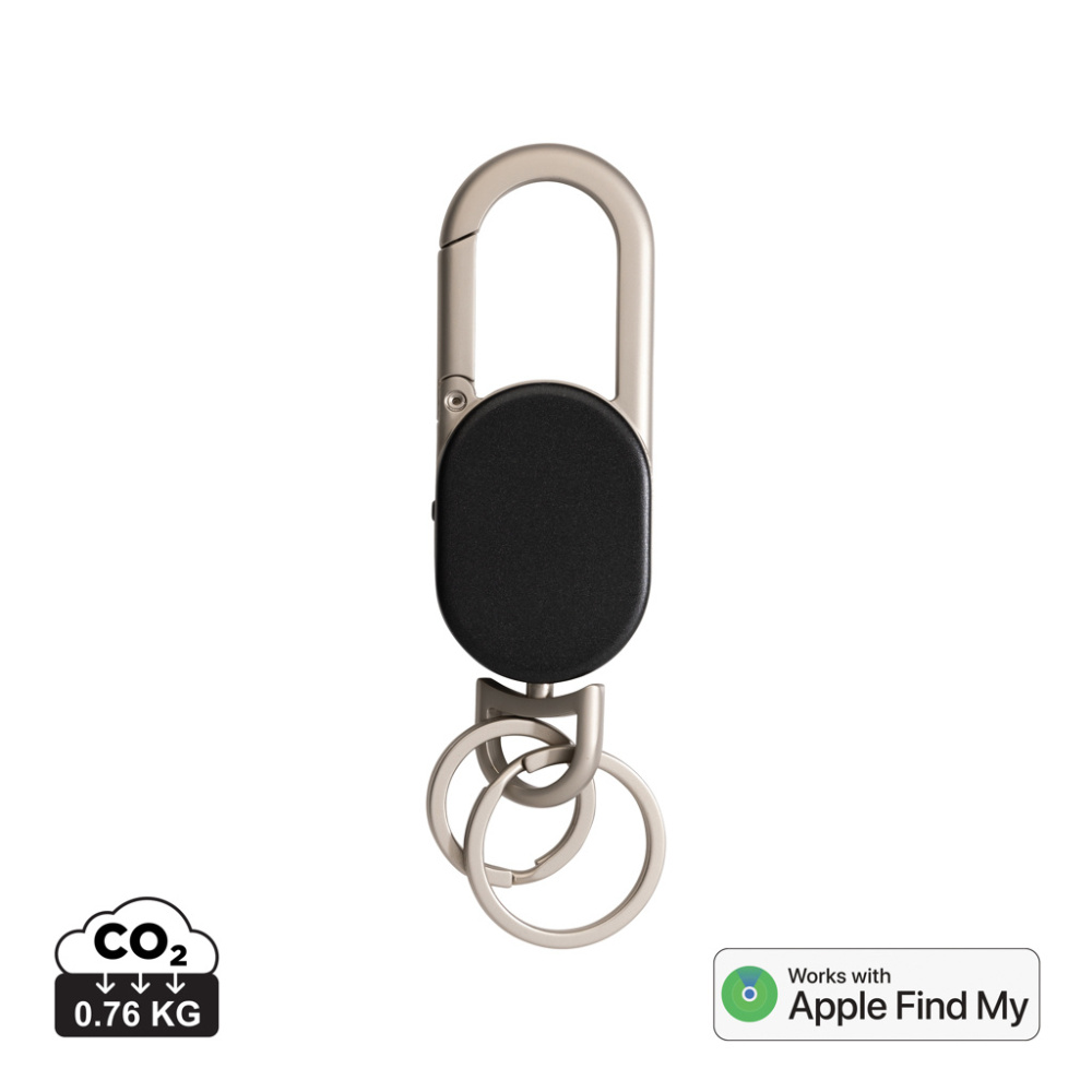 Logo trade promotional item photo of: Keyfinder keychain with worldwide locating and USB C