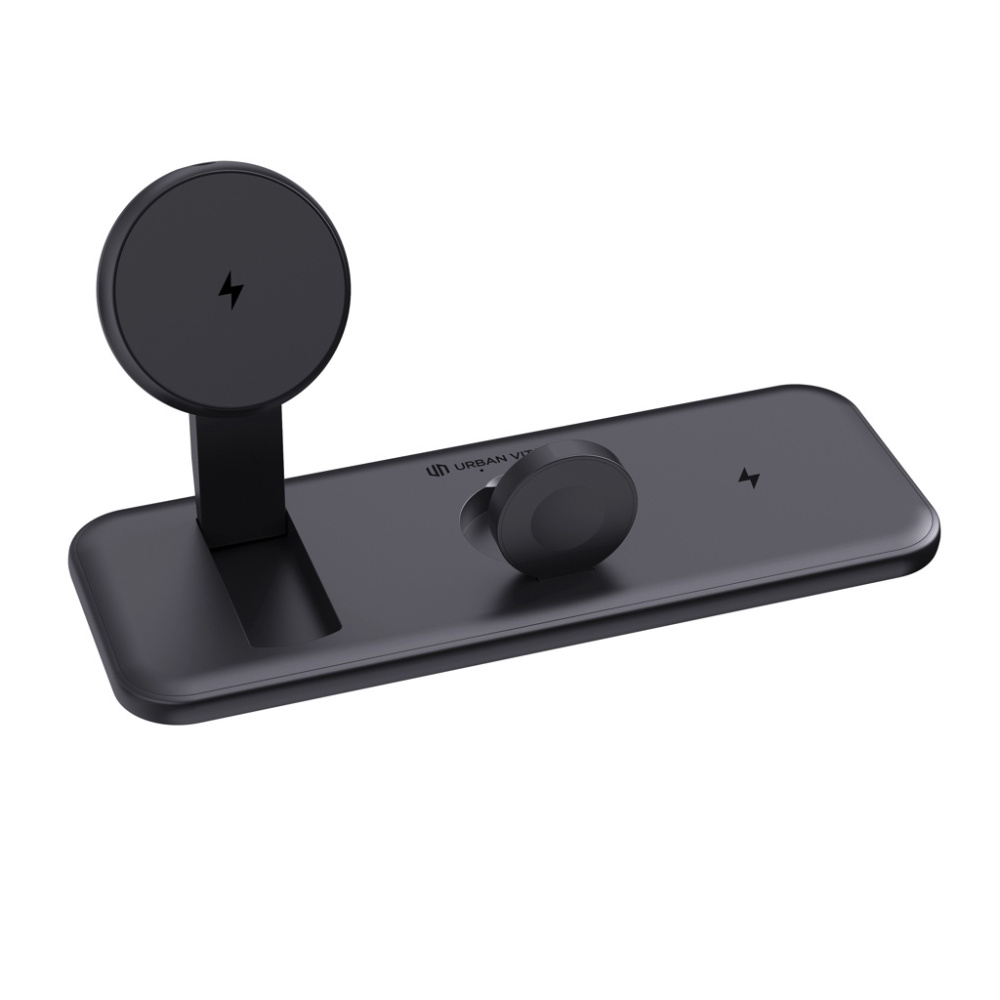 Logotrade promotional gift image of: Urban Vitamin Torrance 3 in 1 magnetic 15W charger