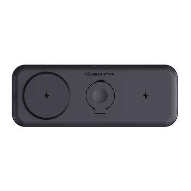 Logo trade business gift photo of: Urban Vitamin Torrance 3 in 1 magnetic 15W charger