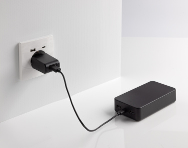 Logo trade promotional giveaways image of: Boostcore RCS recycled plastic powerbank 20.000mAh USB C