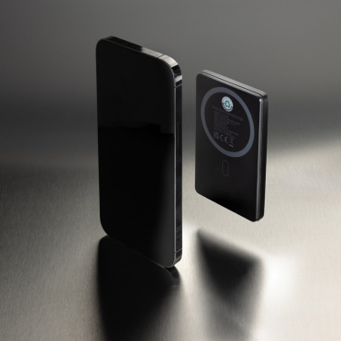 Logotrade promotional item image of: Orion RCS recycled aluminum 5000 mah 5W magnetic powerbank