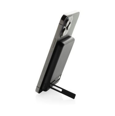 Logotrade promotional product picture of: Zen RCS rplastic 5000 mah 5W magnetic bamboo powerbank