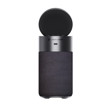 Logo trade promotional gift photo of: Urban Vitamin Anaheim RCS recycled 10W speaker 15W charger