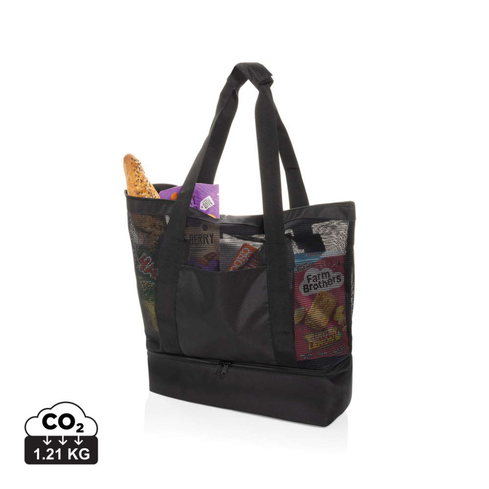 Logotrade corporate gift picture of: Iqlo Aware™ RPET 2-in-1 cooler tote
