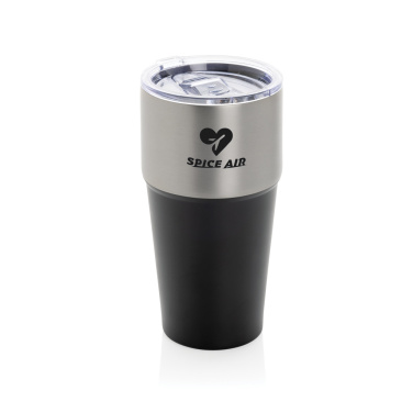 Logo trade promotional merchandise image of: Fluid RCS certified recycled steel tumbler 500ml