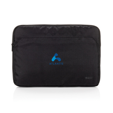Logo trade promotional merchandise photo of: Swiss Peak Aware™ RPET Essential 15.6 inch laptop sleeve