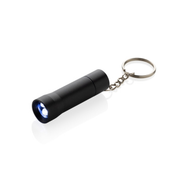 Logo trade advertising product photo of: Flash RCS recycled aluminium keychain torch
