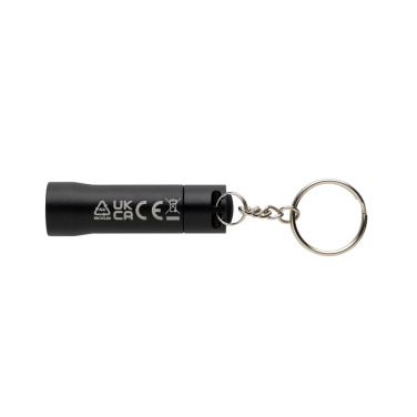 Logotrade promotional giveaway image of: Flash RCS recycled aluminium keychain torch