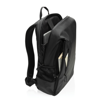 Logo trade promotional giveaway photo of: Lima Aware™ RPET water resistant 15.6 laptop backpack
