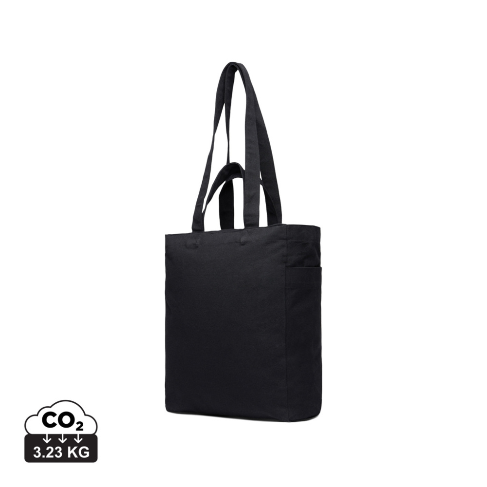 Logotrade promotional items photo of: VINGA Hilo AWARE™ recycled canvas zip tote