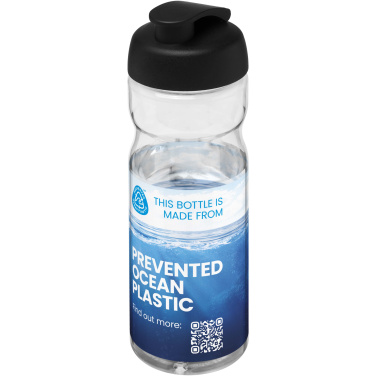 Logo trade business gift photo of: H2O Active® Eco Base 650 ml flip lid sport bottle