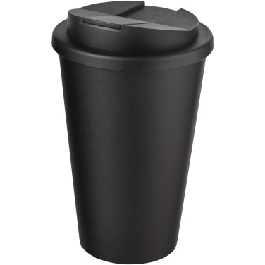 Logo trade promotional products image of: Americano® Eco 350 ml recycled tumbler with spill-proof lid